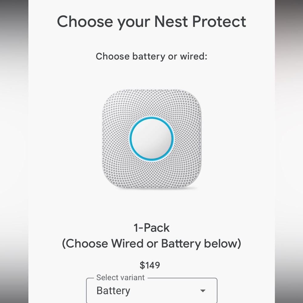 Google Nest Protect - Battery New Unopened!